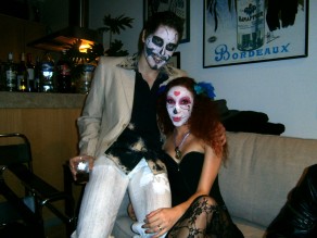A day of the dead party. (Moving to Mexico City) A day of the dead party. (Moving to Mexico City)