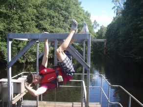 My monkey-brother. (Allemansrätten and Canoeing)