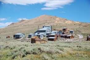 The gold refinement plant. (Bodie, a Ghost Town) The gold refinement plant. (Bodie, a Ghost Town)