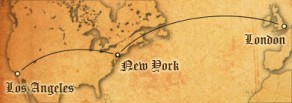 Map of Destinations Covered (NY, LBI, LA & LB)