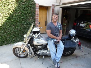 Steve and his awesome bike. (NY, LBI, LA & LB) Steve and his awesome bike. (NY, LBI, LA & LB)