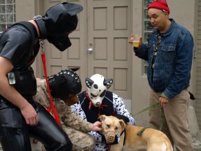 Learning from the best. (Folsom Street Fair)