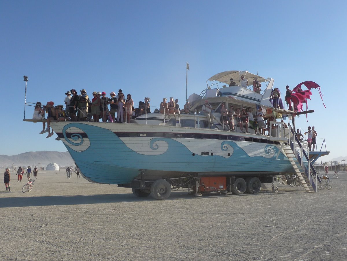 burning man yacht