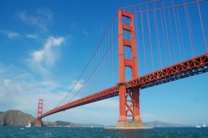 The Golden Gate Bridge, coming back from Whale Watching. (San Francisco) The Golden Gate Bridge, coming back from Whale Watching. (San Francisco)