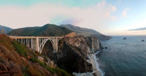 The Bixby Bridge, part of Highway 1. (San Francisco)