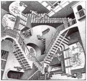 'Relativity' by Escher.