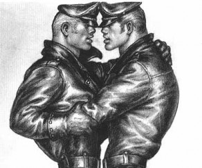 Art by Tom of Finland. (Folsom Street Fair) Art by Tom of Finland. (Folsom Street Fair)