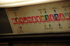 The Mexico City subway was created with illiteracy in mind, hence they use pictures for the stations. (Moving to Mexico City)