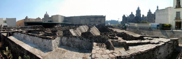 The many layers of Templo Mayor. (Leaving Mexico City) The many layers of Templo Mayor. (Leaving Mexico City)