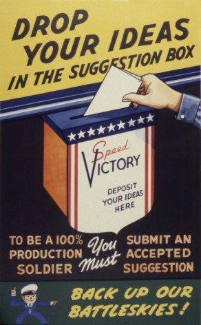 US World War II propaganda poster