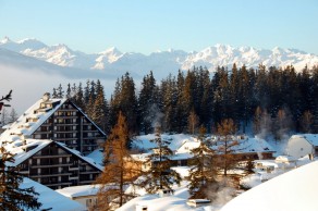 View from where I lived in Crans-Montana. (Switzerland) View from where I lived in Crans-Montana. (Switzerland)