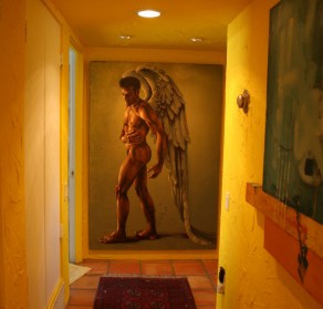 Jeff stood model for this amazing angel painting. (From Switzerland to Buenos Aires) Jeff stood model for this amazing angel painting. (From Switzerland to Buenos Aires)