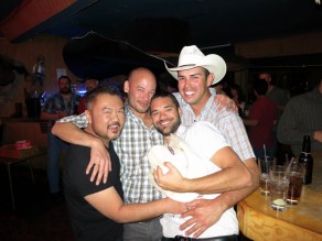 Paul, Jamison (wearing a hat far too big), me and Pepe. (From Switzerland to Buenos Aires)