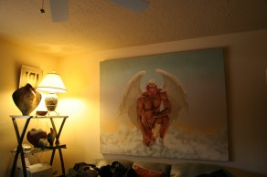 A guardian angel, again with Jeff as the model. (From Switzerland to Buenos Aires)
