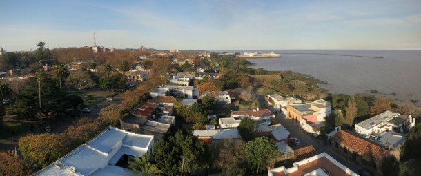 The view from the lighthouse. (Colonia del Sacramento) The view from the lighthouse. (Colonia del Sacramento)
