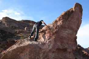 I can’t help it; if I can climb it, I will. (Mendoza)