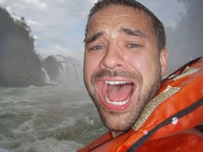 Me, post waterfall shower! (Iguazu Falls) Me, post waterfall shower! (Iguazu Falls)