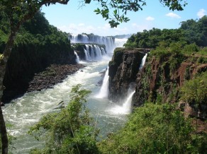 View from San Martin Island (Iguazu Falls) View from San Martin Island (Iguazu Falls)