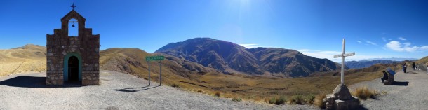 A little chapel high in the mountains. (Salta) A little chapel high in the mountains. (Salta)