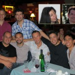 My Tango Family. (Top: Valerijs, Carlos. Bottom: Pablo, Me, Arts, Alfredo, Joshua. Inset: Niki, Edgardo.)