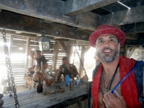 Don exploring the pirate ship. (Burning Man 2012) Don exploring the pirate ship. (Burning Man 2012)