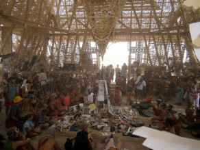 Inside the Temple (Burning Man 2012)