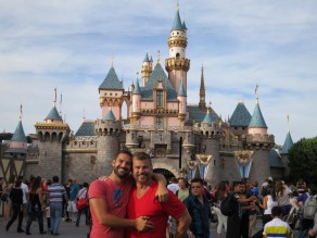 The Disney castle! (Two-Stepping Biker Clowns at Gay Disneyland) The Disney castle! (Two-Stepping Biker Clowns at Gay Disneyland)