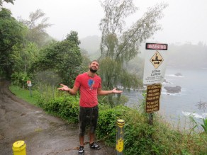 Sudden rainstorms can appear from nowhere. Don’t be like this schmuck; bring an umbrella! (Hawaii) Sudden rainstorms can appear from nowhere. Don’t be like this schmuck; bring an umbrella! (Hawaii)