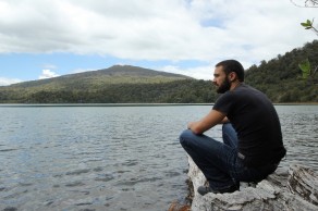 Looking out over Lake Rotopounamu (Glowworms and Mount Doom) Looking out over Lake Rotopounamu (Glowworms and Mount Doom)