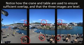 Example of good panorama input (overlap, level and portrait)
