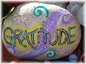 Gratitude towards a stone?