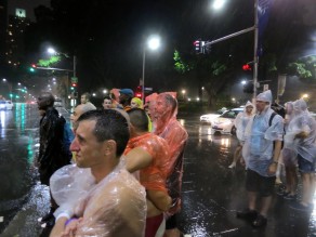 Wet walk home (Mardi Gras) Wet walk home (Mardi Gras)