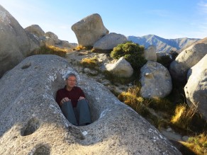 Castle Hill (and dad) (New Zealand’s South Island (Part 2))