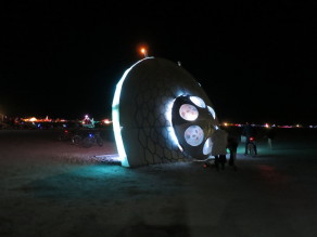 There was a science-fiction theme this year. (Burning Man 2013) There was a science-fiction theme this year. (Burning Man 2013)