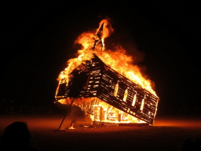 The Church Trap Ablaze (Burning Man 2013) The Church Trap Ablaze (Burning Man 2013)