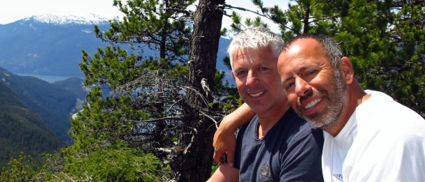 Peter (right) and his man Kelvin (left) (Personal Vancouver) Peter (right) and his man Kelvin (left) (Personal Vancouver)