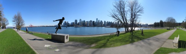 Bike path along Stanley Park (Vancouver Travel Guide)