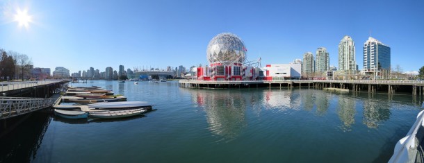 Bike path along False Creek (Vancouver Travel Guide)
