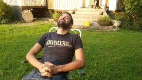 Relaxing at home (Ljungby vs. London)