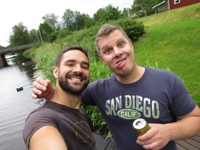 Hanging out with friends in Ljungby (Ljungby vs. London)