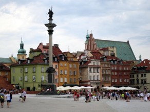 Old City, all rebuilt after the war. (Warsaw Wedding)