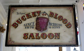 Virginia City: One of many saloons