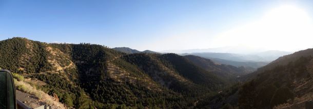 Driving up to Virginia City