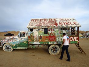Salvation Carpark? (Salvation Mountain and Slab City) Salvation Carpark? (Salvation Mountain and Slab City)