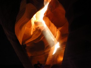 The sun just making it inside the canyon (Phoenix Gay Rodeo to Zion’s Angel) The sun just making it inside the canyon (Phoenix Gay Rodeo to Zion’s Angel)
