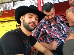 Yours truly as cowboy (Phoenix Gay Rodeo to Zion’s Angel)