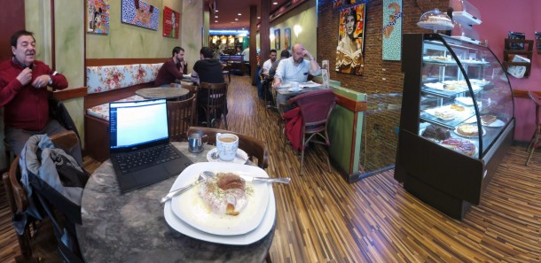 My favourite cafe / office (Personal Madrid)