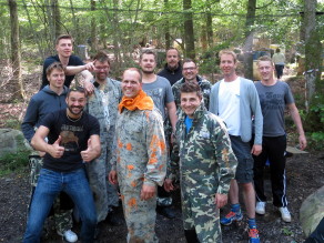 Paintball group. (Barcelona, Ljungby, London and Ireland)