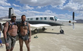 Don and I flying over Black Rock City (Burning Man 2015) Don and I flying over Black Rock City (Burning Man 2015)
