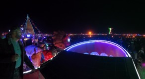 The Burn Night. Don and I venturing out on a journey. (Burning Man 2015) The Burn Night. Don and I venturing out on a journey. (Burning Man 2015)
